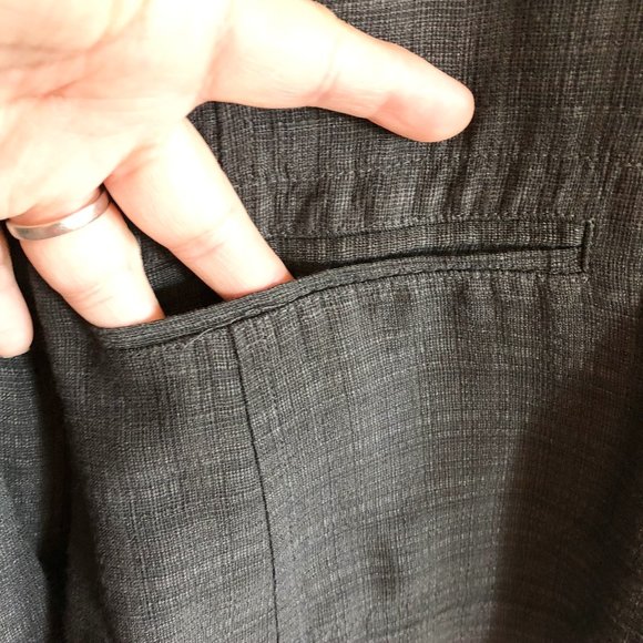 Eileen Fisher Charcoal Gray Blazer size M❤️SOLD - Picture 6 of 8